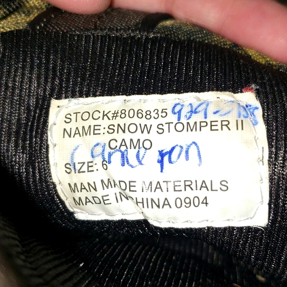 Itasca camo snow stomper ll boots - Picture 8 of 12